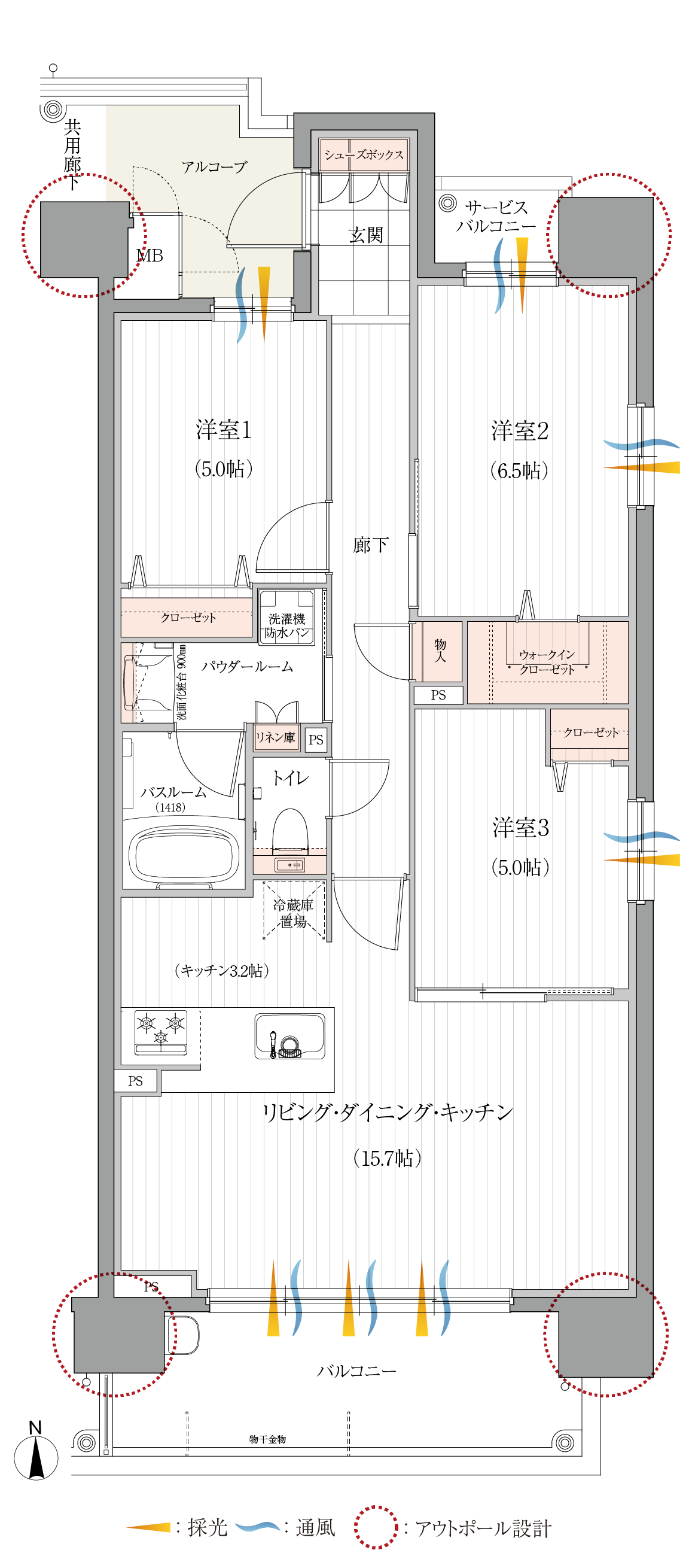 E-D type 基本プラン間取り図